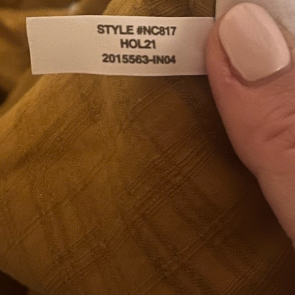 Madewell Women’s Square-Neck Bubble-Sleeve Top in Plaid style #NC817 Size Medium - Picture 4 of 11